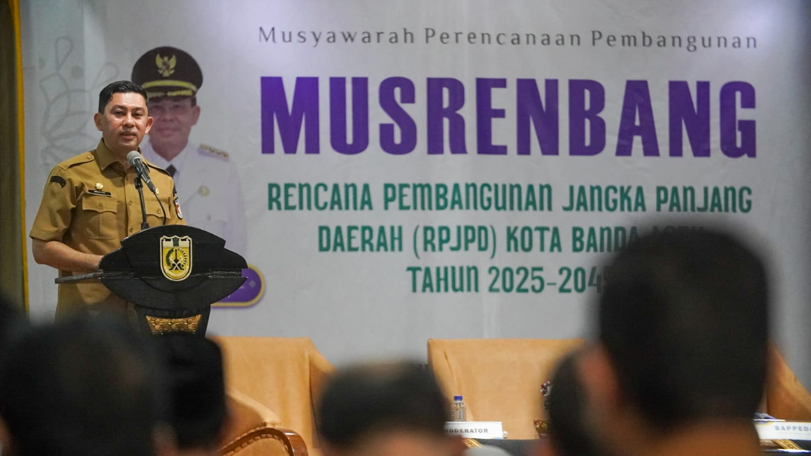 Pj Sekda Buka Musrenbang RPJPD Kota Banda Aceh 20252045 Bappeda